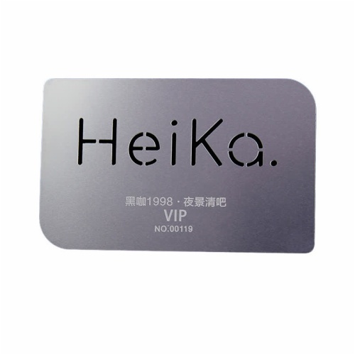 Metal Membership Card